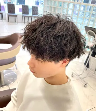 パーマ メンズ 【メンズ特化】 池田大成✂︎のヘアスタイル