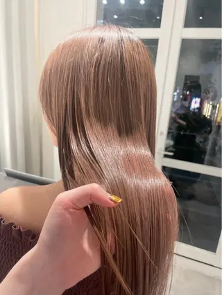 ロング おしゃれボブ/暖色 カラー🧶いろはのヘアスタイル