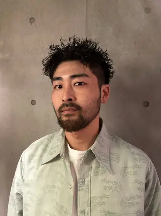 パーマ メンズ 似合わせカット /パーマ岡本淳平のヘアスタイル