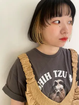 ショート カラー ショート/ボブ/ 吉祥寺/ryoのヘアスタイル