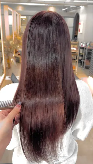 ロング カラー ハイトーン/赤みなし 透明感/ririkaのヘアスタイル