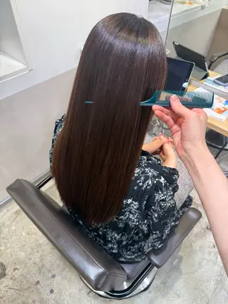 ロング 🎀縮毛矯正／ メンズパーマ／りんのヘアスタイル