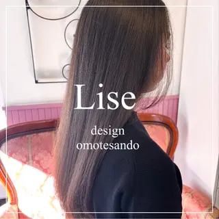 ロング カラー パーマ ヘアアレンジ メンズ 表参道Lise おおいしおりのヘアスタイル