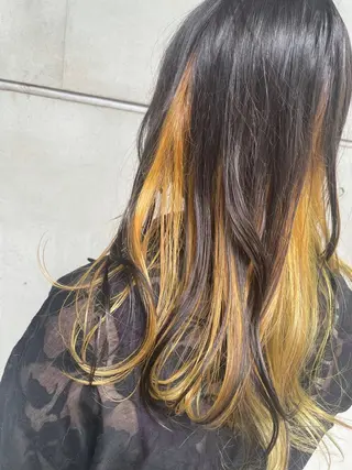 セミロング カラー nalu新宿所属・🦋春山 さとみ🦋のヘアスタイル