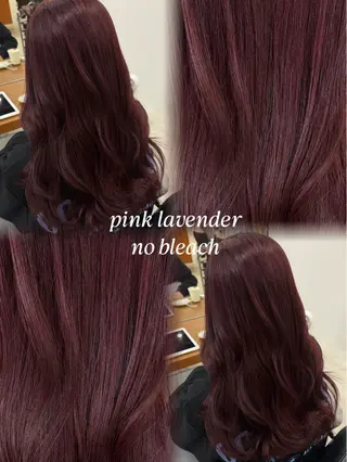 カラー 山口 愛結のヘアスタイル