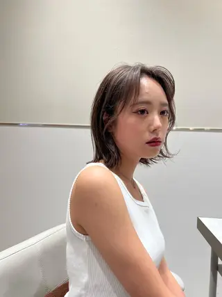 ショート カラー レイヤー専門家 ダブルカラー修のヘアスタイル