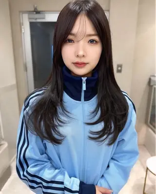 セミロング 顔周り🇰🇷ロンド レイヤー✨カジワラのヘアスタイル