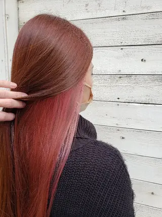 ロング カラー ビーオーダーズ所属・ダブルカラーモデル☆ SHUNYAのヘアスタイル