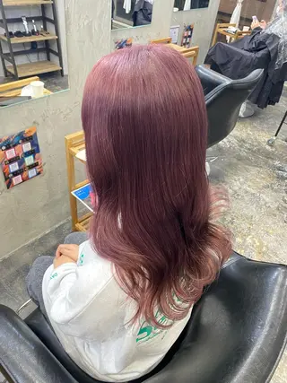 ロング カラー 佐伯 鼓乃美のヘアスタイル