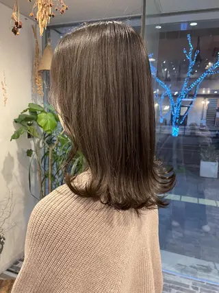 セミロング カラー m ā l o.🌷 サカモトマイコのヘアスタイル