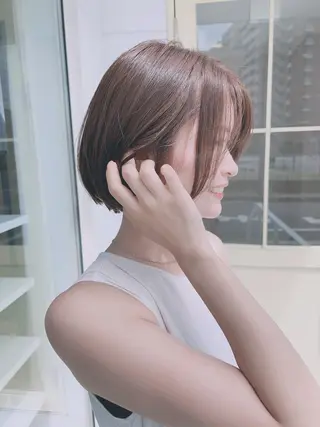 ショート TSUBASA/ 韓国ヘアAFLOATのヘアスタイル
