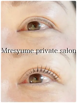 マツエク・マツパ Mresyume MAYUのマツエク・マツパデザイン