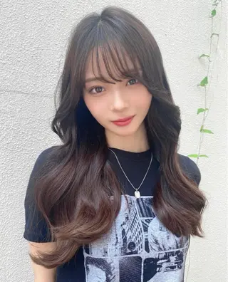 ロング 【艶ヘア】 どうまえのヘアスタイル