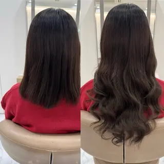 ロング 濱川響太レディース カットモデルのヘアスタイル