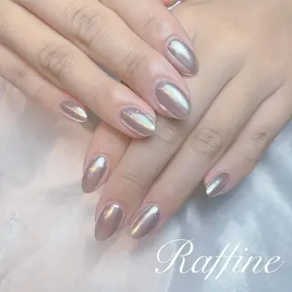 ネイル RAFFINE 月🦋🩵のネイルデザイン