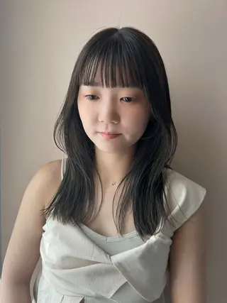 ロング カラー hub hair レイヤー/透明感のヘアスタイル