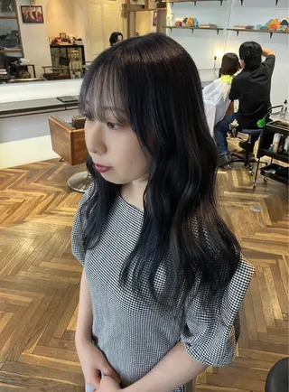 ロング カラー HOMIE TOKYO所属・sora / 渋谷 / ハイトーンのヘアスタイル