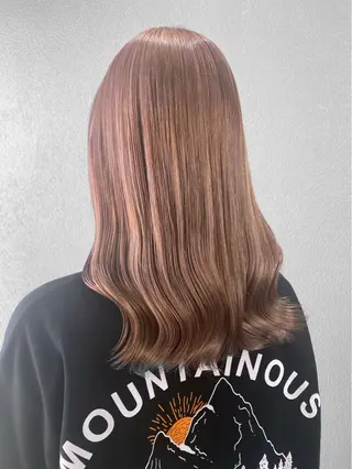 セミロング カラー 透明感カラー/パーマ 🌀アオノのヘアスタイル