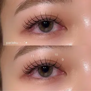 マツエク・マツパ NORA hinataのマツエク・マツパデザイン