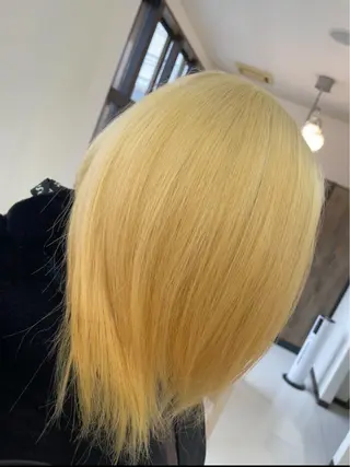 ミディアム カラー 大内 カオリのヘアスタイル