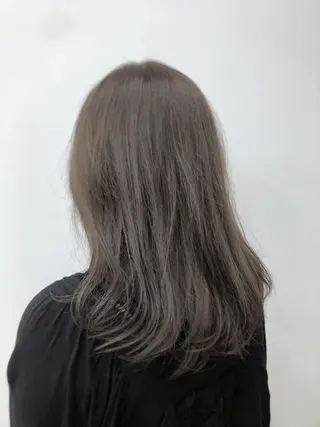 セミロング カラー Clore所属・うる艶ヘア♡韓国好き 透明感　shotaのヘアスタイル