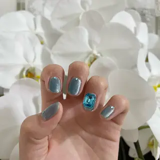 ネイル By moonネイル 🌷ワンホン/韓国風のネイルデザイン