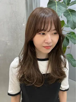 ロング カラー le'a所属・谷町/Le'a /竹原しおなのヘアスタイル