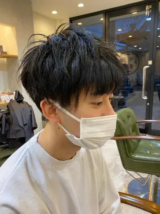 ショート メンズ エイト ウメダのヘアスタイル