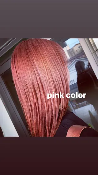 ミディアム カラー Agu  hair you所属・♡ yumaのヘアスタイル