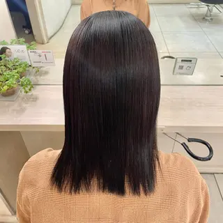 ミディアム 横浜パーマ🌐 暖色カラー🍒もえかのヘアスタイル