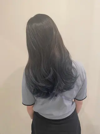 セミロング カラー ヘアアレンジ ニュアンスカラー🫧 加納のヘアスタイル