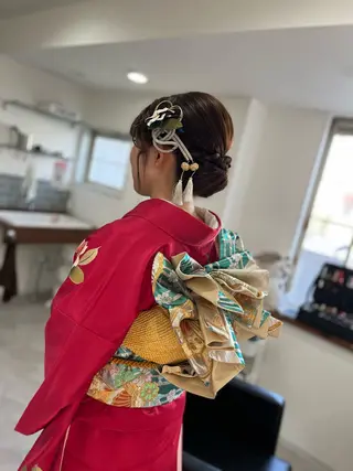 ヘアアレンジ ヘアメ/着付け 清水玲歌のヘアスタイル