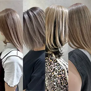 ロング カラー 韓国系/ウルフ/ ブリーチ/常角友野のヘアスタイル