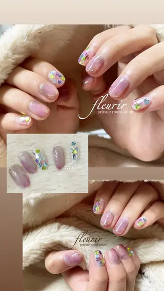 ネイル フルリール 【プライベートサロンのネイルデザイン