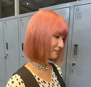 ショート カラー ヘアアレンジ 髪質改善・艶カラー・ ボブ・リクト💥のヘアスタイル