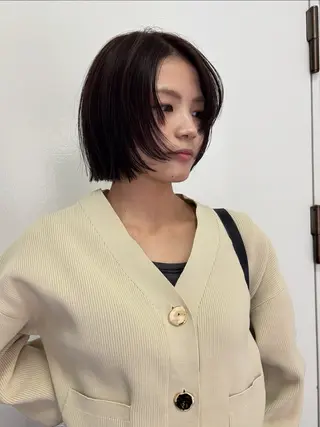 ショート #美髪矯正#艶カラー Natsuのヘアスタイル