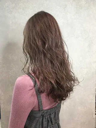 ロング カラー パーマ ヘアアレンジ freelance美容師所属・迷った時見てください 林 祥平のヘアスタイル