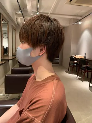 ショート カラー 透明感/オリーブ/ グレージュ/YUKAのヘアスタイル