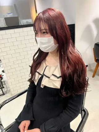 ロング カラー レイヤー/透明感 カラー🌿KANTAのヘアスタイル