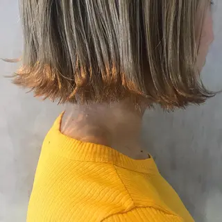 ショート カラー ヘアアレンジ stylist/蛯谷 珠里のヘアスタイル