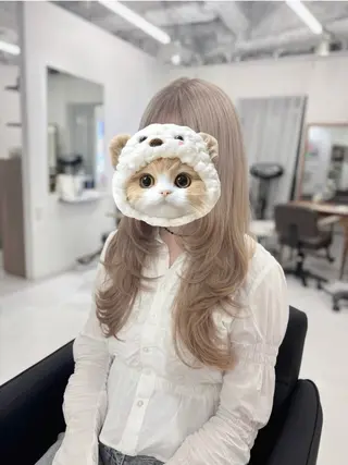 カラー happiness所属・🍒ピンクベージュ /ベージュ🍒なつきのヘアスタイル