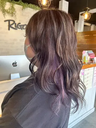 セミロング カラー Rigoletto所属・ショート/レイヤー 🎀細沼玲花のヘアスタイル