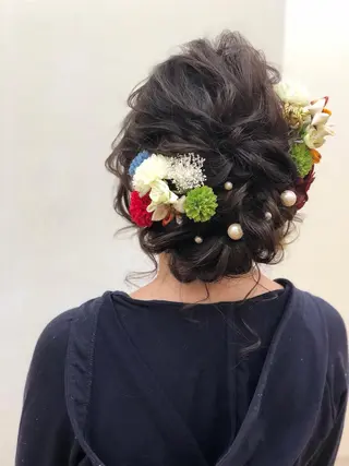 ロング ヘアアレンジ hair&healing FEEL所属・s reenaのヘアスタイル