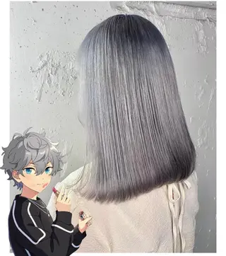 ミディアム カラー GARU-ガル-所属・TSUNO🦖 派手髪/オタク美容師のヘアスタイル