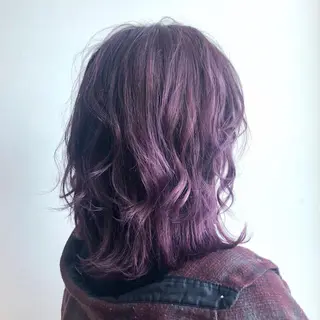 ミディアム カラー ヘアアレンジ これた🧸ヘアメ職人 ♡髪質改善♡カラーのヘアスタイル