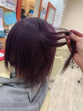 ミディアム カラー ヘアアレンジ メンズ 今村公介 ブリーチ特化、派手髪のヘアスタイル