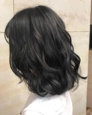 ミディアム カラー FAHREN-PURE所属・韓国ヘアカラーパーマ 遠藤のヘアスタイル