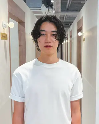 パーマ メンズ メンズパーマ/メンズ カット　田中気理真のヘアスタイル