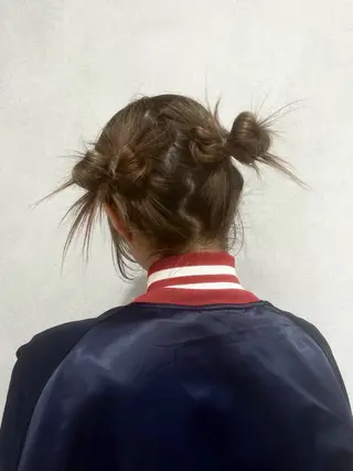 ミディアム カラー saika🖤 モデル募集のヘアスタイル