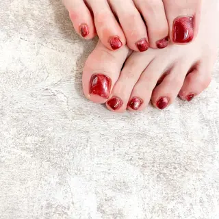 ネイル ゴテゴテ💙ワンホン リオナのネイルデザイン